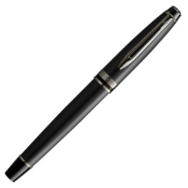 Waterman Expert Fountain Pen - Metallic Black Ruthenium Trim - Picture 1