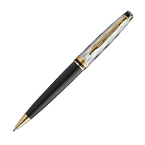 Waterman Expert Reflections of Paris Ballpoint Pen - Deluxe Black