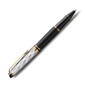 Waterman Expert Reflections of Paris Rollerball Pen - Deluxe Black - Picture 2