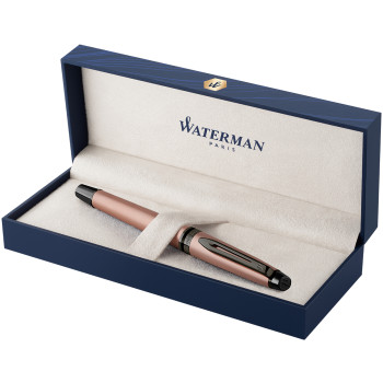 Waterman Expert Rollerball Pen - Rose Gold Ruthenium Trim - Picture 3