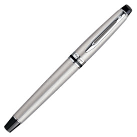 Waterman Expert Rollerball Pen - Stainless Steel Chrome Trim - Picture 1