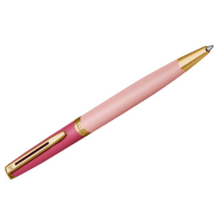 Waterman Hemisphere Ballpoint Pen - Colour Blocking Pink Gold Trim - Picture 2