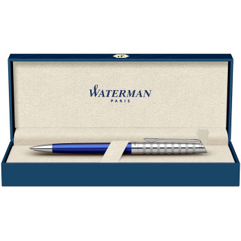 Waterman Hemisphere Ballpoint Pen - Le Lounge Chrome Trim - Picture 1