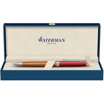Waterman Hemisphere Ballpoint Pen - Promenade Vermillon Chrome Trim - Picture 1