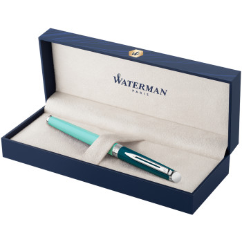 Waterman Hemisphere Fountain Pen - Colour Blocking Green Chrome Trim - Picture 4