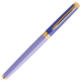 Waterman Hemisphere Fountain Pen - Colour Blocking Purple Gold Trim - Picture 1