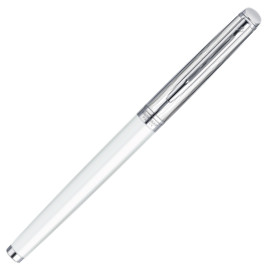 Waterman Hemisphere Fountain Pen - Deluxe White Chrome Trim - Picture 1