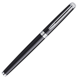 Waterman Hemisphere Fountain Pen - Gloss Black Chrome Trim - Picture 1