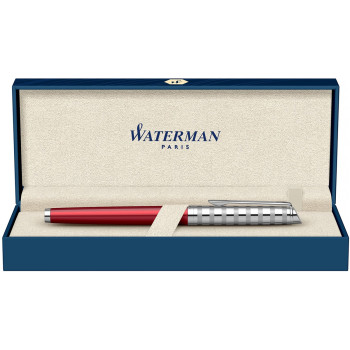 Waterman Hemisphere Fountain Pen - Red Club Chrome Trim - Picture 2