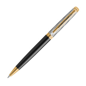 Waterman Hemisphere Reflections of Paris Ballpoint Pen - Deluxe Black