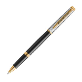 Waterman Hemisphere Reflections of Paris Rollerball Pen - Deluxe Black