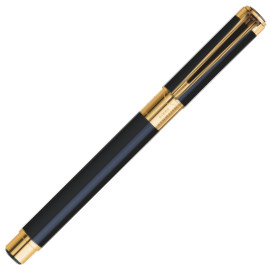 Waterman Perspective Rollerball Pen - Black Gold Trim - Picture 1