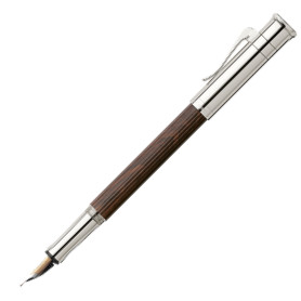 Graf von Faber-Castell Classic Fountain Pen - Grenadilla Platinum Plated