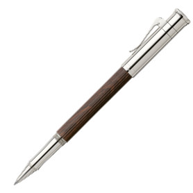 Graf von Faber-Castell Classic Rollerball Pen - Grenadilla Platinum Plated