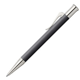 Graf von Faber-Castell Guilloche Ballpoint Pen - Ciselé Black