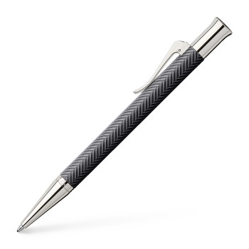 Graf von Faber-Castell Guilloche Ballpoint Pen - Ciselé Black - Picture 1