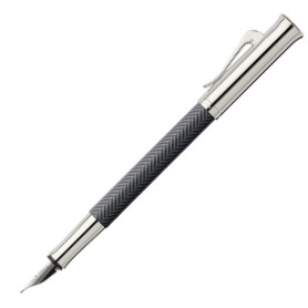 Graf von Faber-Castell Guilloche Fountain Pen - Ciselé Black