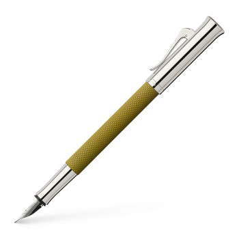 Graf von Faber-Castell Guilloche Fountain Pen - Olive Green - Picture 1