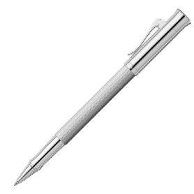 Graf von Faber-Castell Guilloche Rollerball Pen - Rhodium
