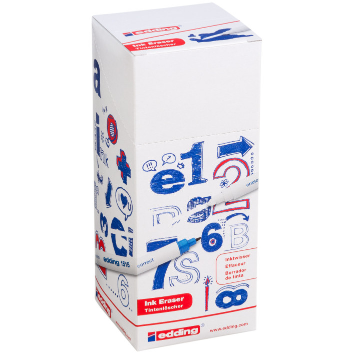 Edding 1515 Ink Eraser Pens (Pack of 48)
