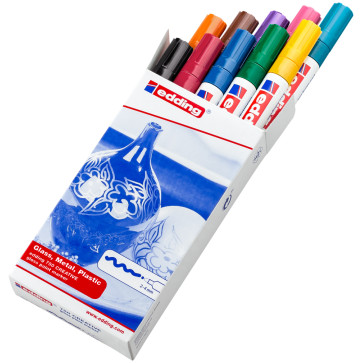 Edding 750 Gloss Paint Markers - Assorted Colours (Pack of 10)
