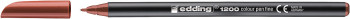Edding 1200 Fibre Tip Pen - Brown