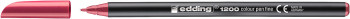 Edding 1200 Fibre Tip Pen - Carmine Red