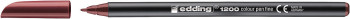 Edding 1200 Fibre Tip Pen - English Red