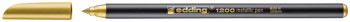 Edding 1200 Fibre Tip Pen - Gold