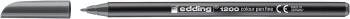 Edding 1200 Fibre Tip Pen - Grey