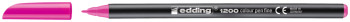 Edding 1200 Fibre Tip Pen - Neon Pink