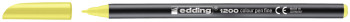 Edding 1200 Fibre Tip Pen - Neon Yellow
