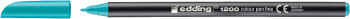 Edding 1200 Fibre Tip Pen - Turquoise
