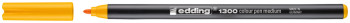 Edding 1300 Fibre Tip Pen - Brilliant Yellow