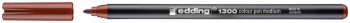 Edding 1300 Fibre Tip Pen - Brown