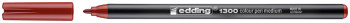 Edding 1300 Fibre Tip Pen - Crimson Lake