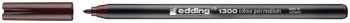 Edding 1300 Fibre Tip Pen - Dark Brown