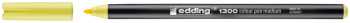 Edding 1300 Fibre Tip Pen - Lemon Yellow