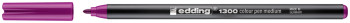 Edding 1300 Fibre Tip Pen - Magenta