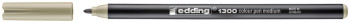 Edding 1300 Fibre Tip Pen - Oyster
