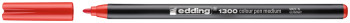 Edding 1300 Fibre Tip Pen - Red