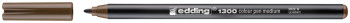 Edding 1300 Fibre Tip Pen - Sepia