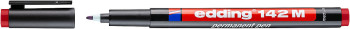 Edding 142 Permanent Pen - Medium - Red