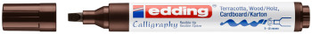 Edding 1455 Calligraphy Marker - Dark Brown