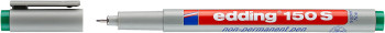 Edding 150 Non-Permanent Pen - Extra Fine - Green
