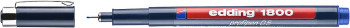 Edding 1800 Fineliner - 0.5mm - Blue