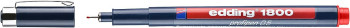 Edding 1800 Fineliner - 0.5mm - Red