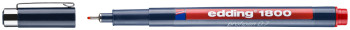 Edding 1800 Fineliner - 0.7mm - Red