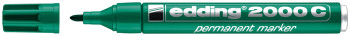 Edding 2000 Permanent Marker - Bullet Tip - Green