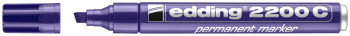 Edding 2200 Permanent Marker - Chisel Tip - Violet